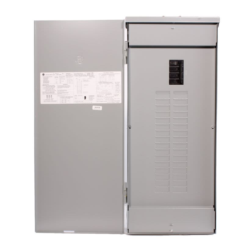 GE PowerMark Gold™ TM3220RCU 1-Phase Standard Main Breaker Loadcenter, 120/240 VAC, 200 A, 1 Pole, 22 kA Interrupt